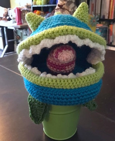 Chomper crocheted by Sharpin Designs