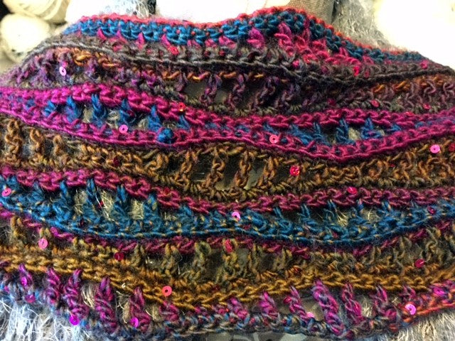 Nancy's Waves Crochet Scarf