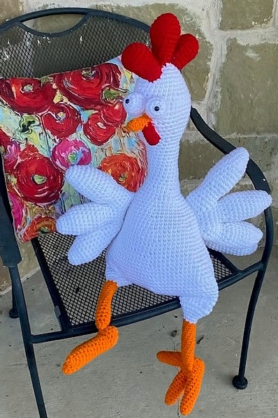 Repekka Bird Buddy Chicken Amigurumi Crochet Pattern by Sharpin Designs