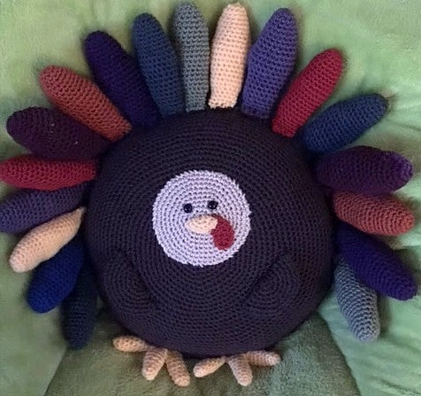 Crochet Turkey Pillow Pattern