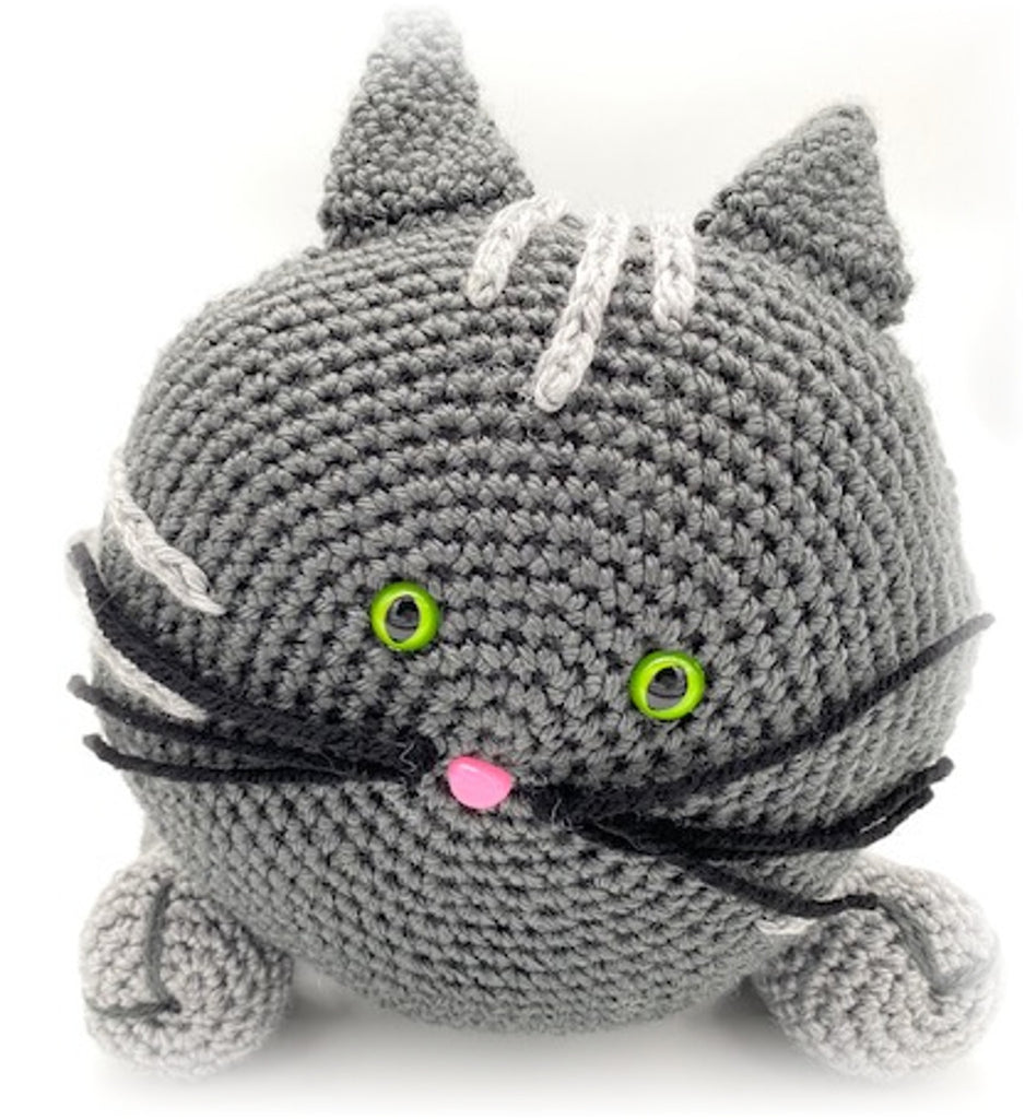 Kitten Bolster Pillow Crochet Pattern by Sharpin Designs