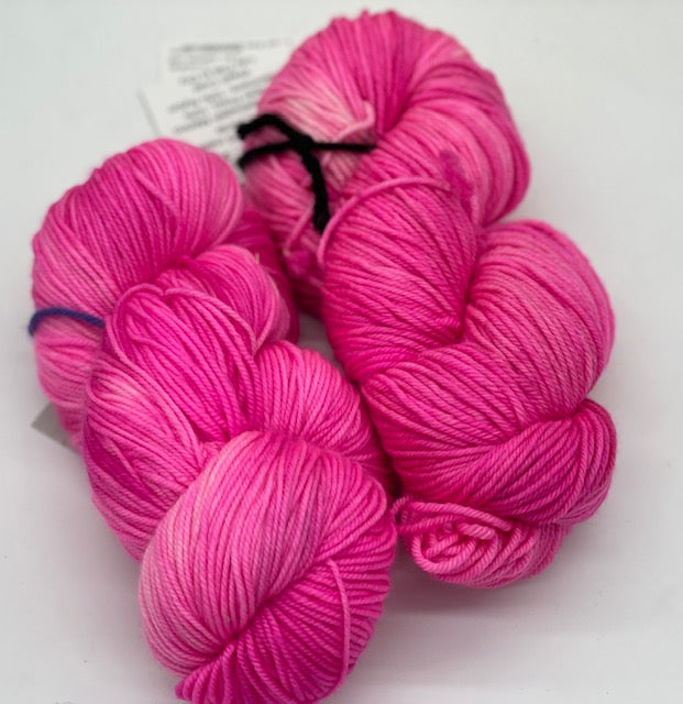 Friday Night Fibers - Pink Lady DK Weight Hand Painted Hand Dyed Yarn