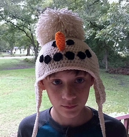 Holiday Head: Snowman Hat Crochet Pattern