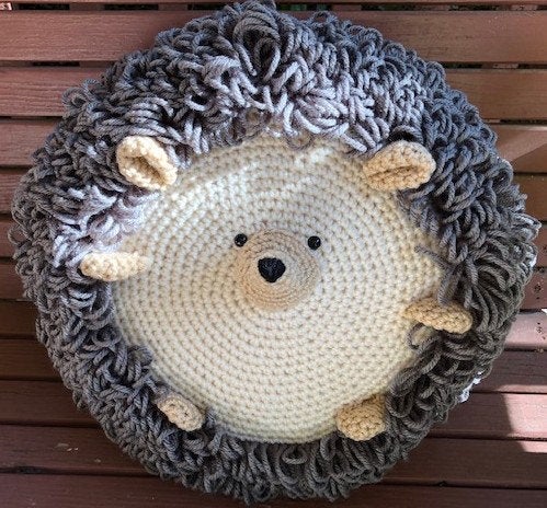 Crochet Hedgehog Pillow Pattern