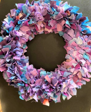 Fabric Strip Wreath
