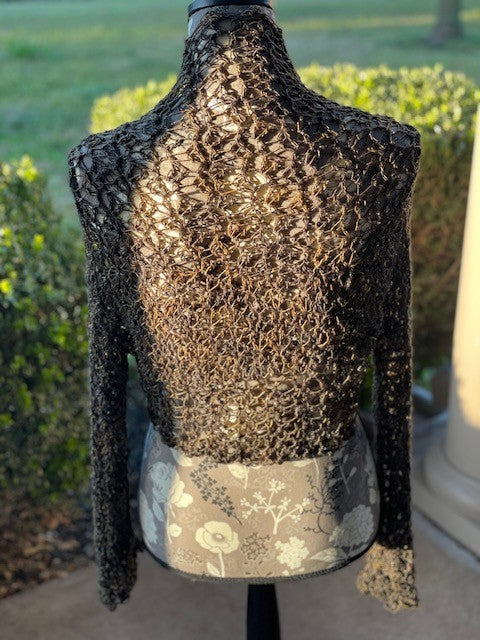 Lacey Crochet Shrug by Sharpin Designs