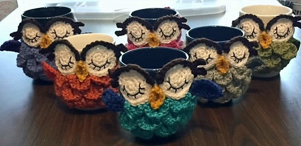 Owl Mug Cozy Crochet Pattern