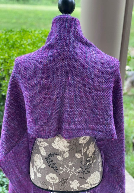 Purple Handwoven Wrap by Sharpin Designs