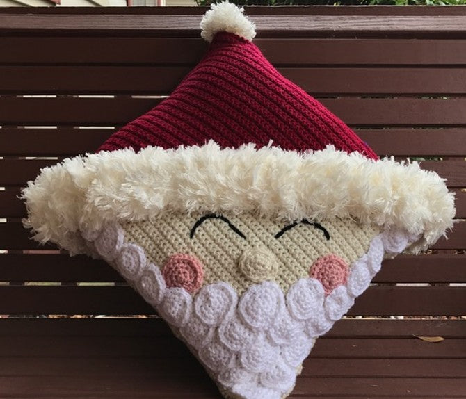 Santa Pillow Crochet Pattern by Sharpin Designs