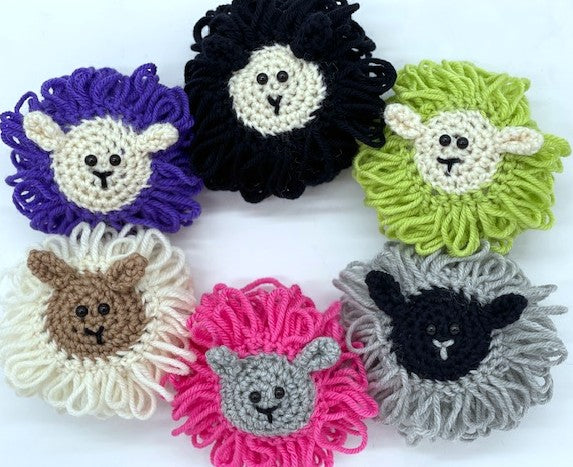 Sheep Ornaments Crochet Pattern by Sharpin Designs