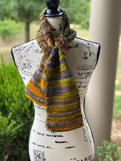 New Pattern: Wrapped in Stitches Scarf