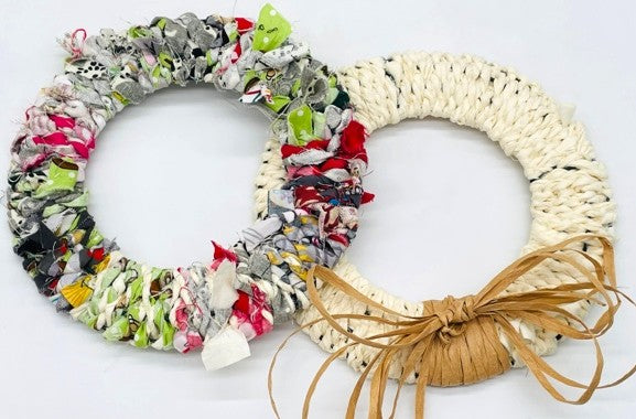 Fabric Twine Wreaths by Sharpin Designs