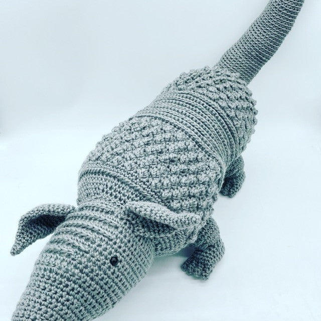 KIT: Armadillo Bolster Pillow Crochet Kit