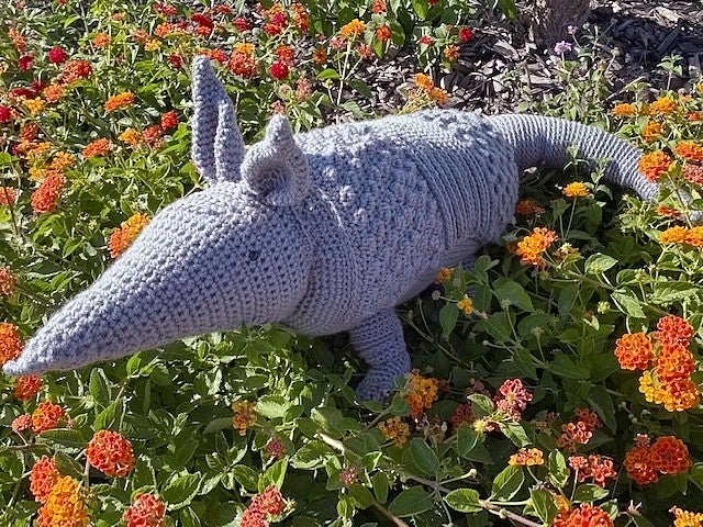 KIT: Armadillo Bolster Pillow Crochet Kit