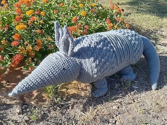 KIT: Armadillo Bolster Pillow Crochet Kit