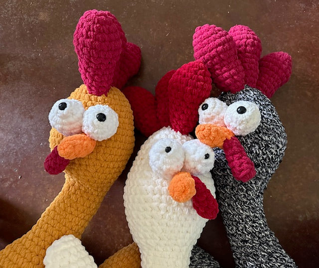 Giant Bird Buddy Chicken Crochet Pattern