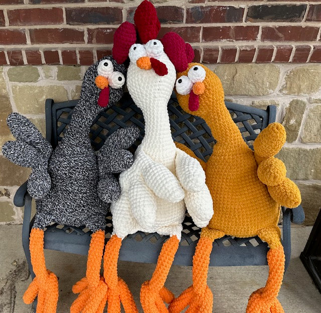 Giant Bird Buddy Chicken Crochet Pattern