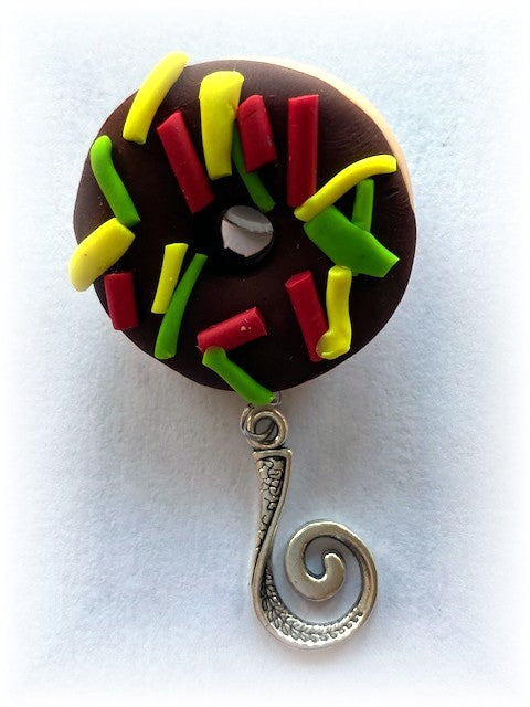 Donut Portuguese Knitting Pin- Magnetic - Made for Portuguese Knitting