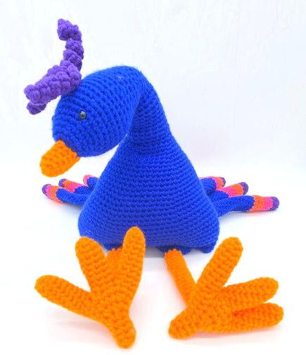 Bird Buddy Peacock Crochet Amigurumi Pattern