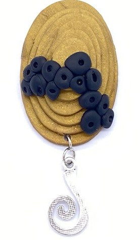 Ovals Portuguese Knitting Pin- Magnetic - Made for Portuguese Knitting