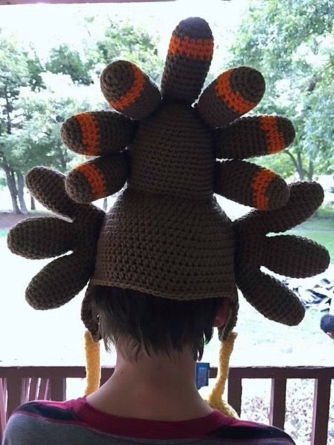 Birdbrain Turkey Hat: Crochet Turkey Hat Pattern