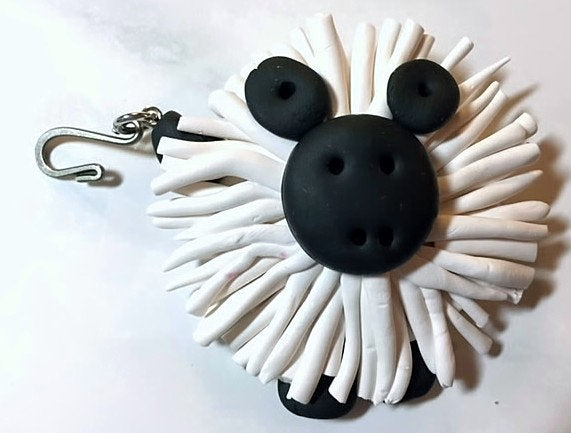Got Sheep? Portuguese Knitting Pin- Magnetic - Made for Portuguese Knitting - Small Size