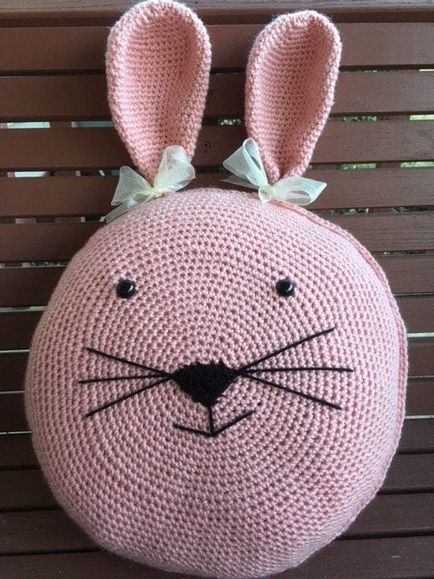 Crochet Bunny Pillow Pattern